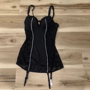 Lovehoney Black Corset Lingerie Dress Women’s Large